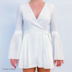 INTERMIX Kingston Pleated Romper S